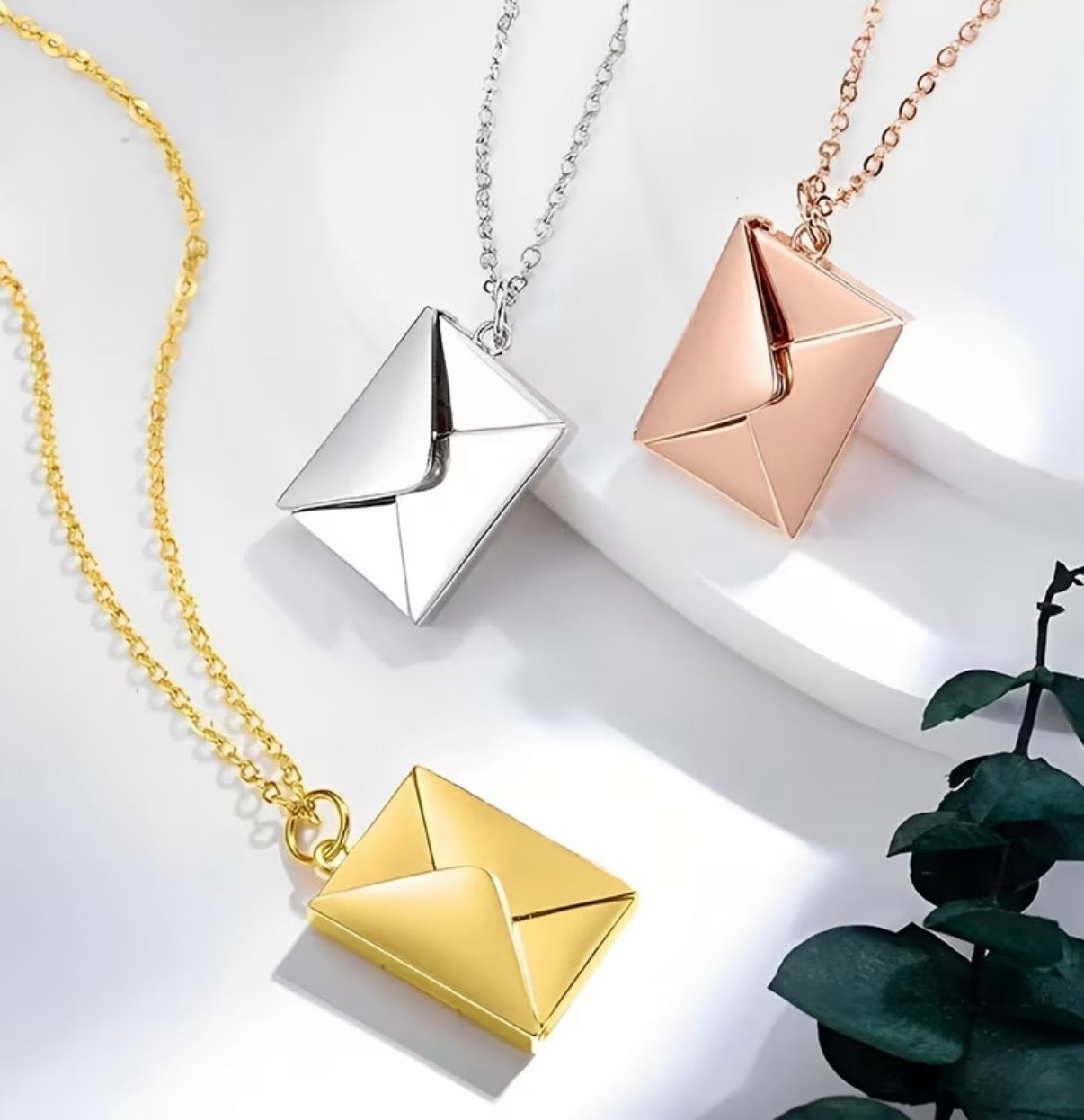 Envelope Necklace