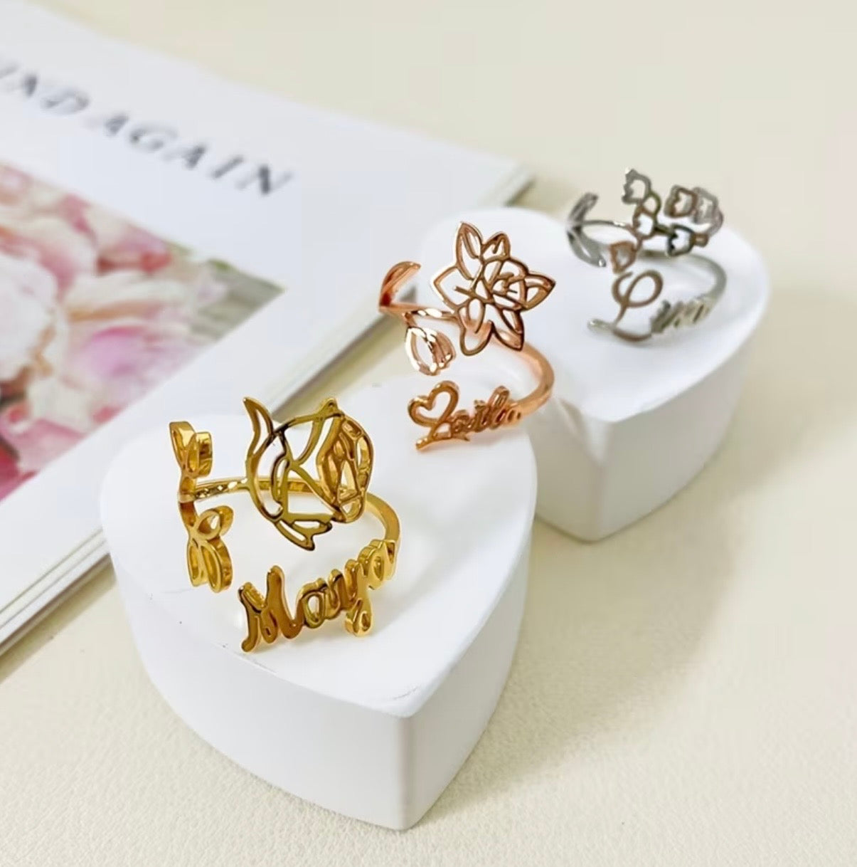 Memora Birthflower Ring